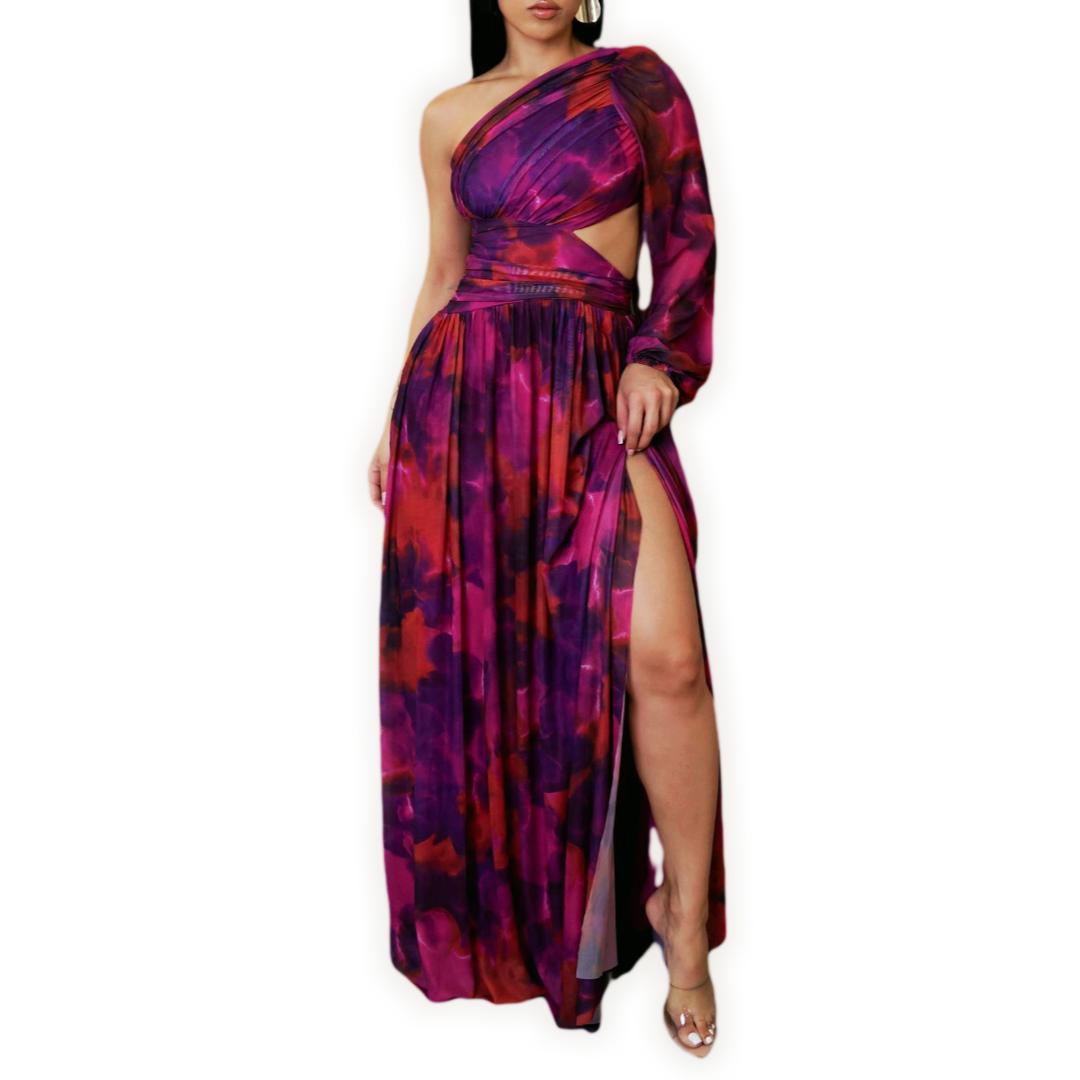 Vestido Purple Multicolor - LD10696